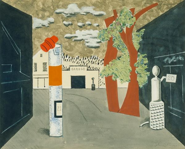 Stuart Davis | Town Square, c.1929 | Giclée Paper Art Print