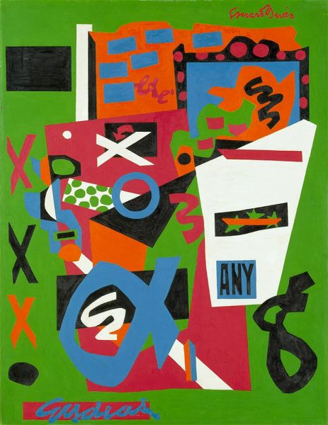 Stuart Davis | Semé, 1953 | Giclée Canvas Print
