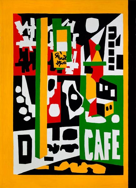 Stuart Davis | Café, c.1954 | Giclée Canvas Print