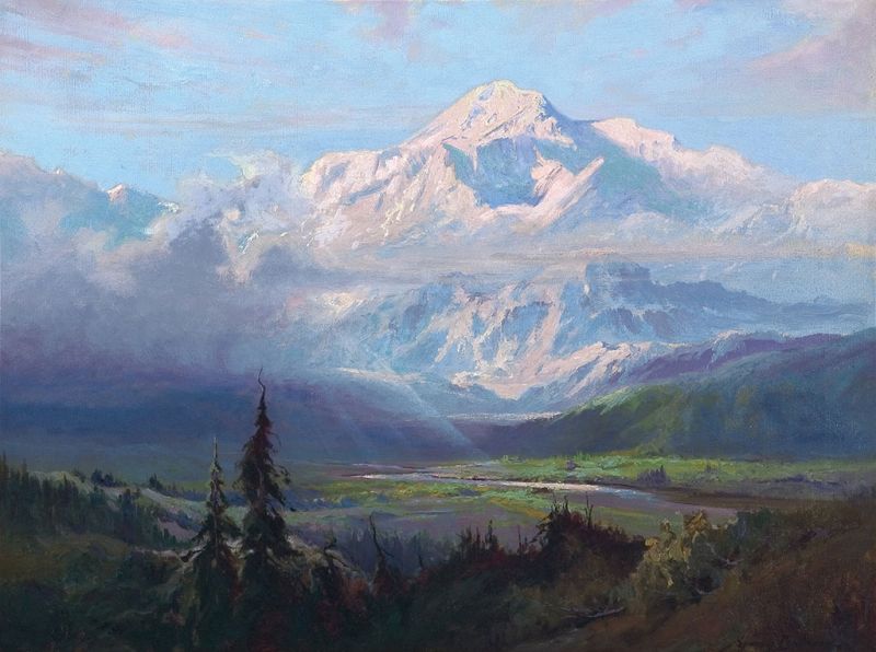 An August Afternoon, Mt. McKinley, n.d. | Sydney Laurence | Giclée Canvas Print