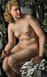 Suzanne Bathing, c.1938 by Lempicka | Canvas Print