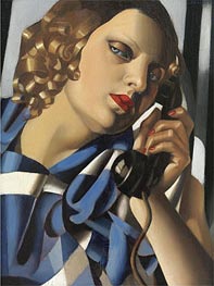 The Telephone II, 1930 by Lempicka | Canvas Print