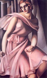 Portrait of Romana de La Salle | Lempicka | Painting Reproduction