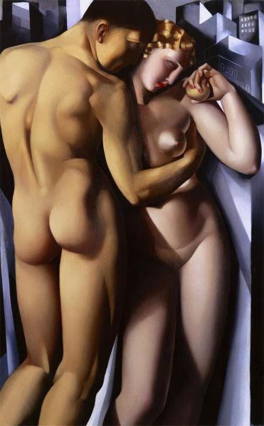 Adam and Eve, 1932 | Lempicka | Giclée Leinwand Kunstdruck