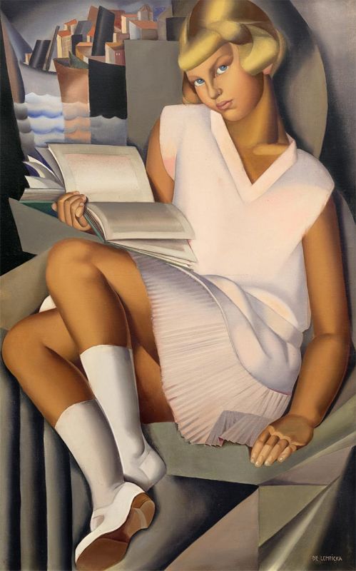 Kizette in Rosa, c.1926 | Lempicka