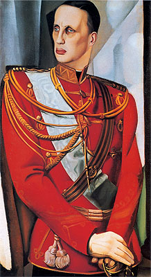 Portrait of His Imperial Highness Grand Duke Gavriil Kostantinovic, 1927 | Lempicka | Giclée Leinwand Kunstdruck
