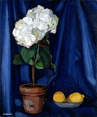 Bouquet of Hortensias and Lemon, c.1920/22 | Lempicka | Giclée Leinwand Kunstdruck