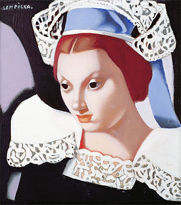 Junges bretonisches Mädchen, 1975 | Lempicka