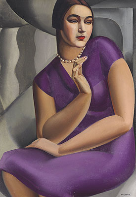 Porträt der Herzogin von Valmy, 1924 | Lempicka
