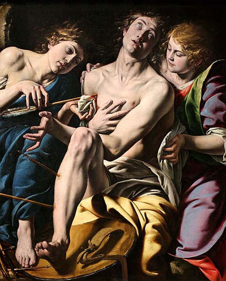 Tanzio da Varallo | Saint Sebastian, c.1620/30 | Giclée Leinwand Kunstdruck