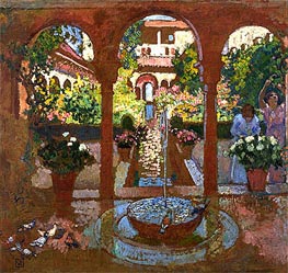 Garden and Arcade | Rysselberghe | Painting Reproduction