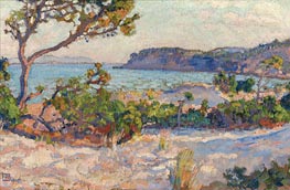 Dunes in Faviere, 1919 by Rysselberghe | Canvas Print