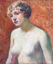 Bust of a Young Girl | Rysselberghe | Painting Reproduction