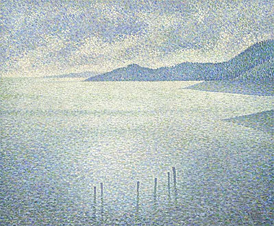 Coastal Scene, c.1892 | Rysselberghe | Giclée Leinwand Kunstdruck