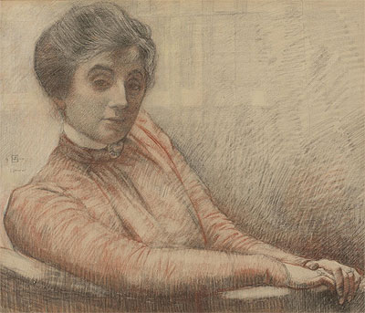 Portrait of Maria van Rysselberghe, 1900 | Rysselberghe | Giclée Papier-Kunstdruck
