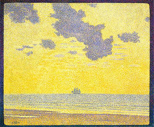 Rysselberghe | Big Clouds, 1893 | Giclée Canvas Print