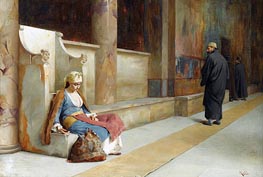 Theodore Jacques Ralli | Resting in a Greek Monastery | Giclée Canvas Print
