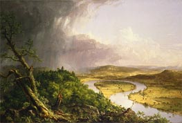 View from Mount Holyoke, Northampton, Massachusetts, after a Thunderstorm - The Oxbow, 1836 von Thomas Cole | Leinwand Kunstdruck