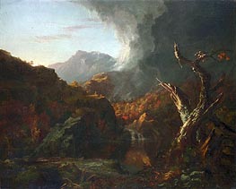 Landscape with Tree Trunks | Thomas Cole | Painting Reproduction