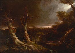 Tornado in amerikanischem Wald | Thomas Cole | Gemälde Reproduktion