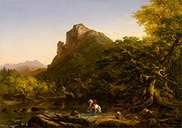 The Mountain Ford, 1846 by Thomas Cole | Art Print