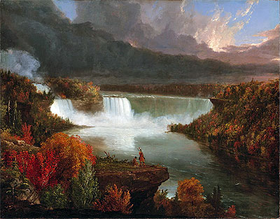 Fernansicht der Niagarafälle, 1830 | Thomas Cole
