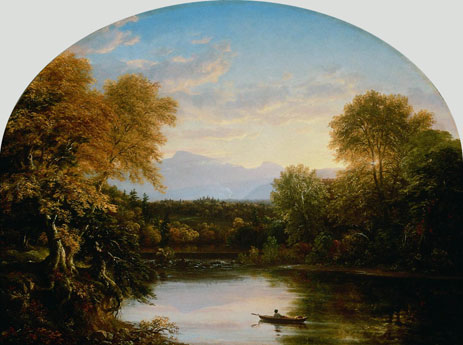 Sonnenuntergang in den Catskills, 1841 | Thomas Cole | Giclée Leinwand Kunstdruck
