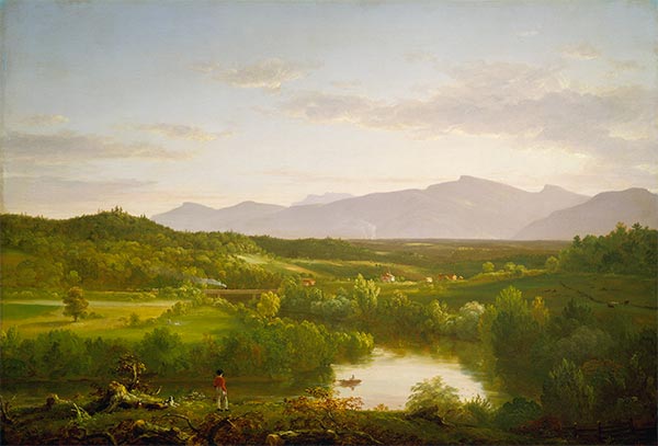 Fluss in den Catskills, 1843 | Thomas Cole | Giclée Leinwand Kunstdruck