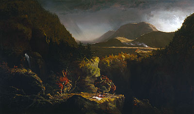 Landscape with Figures (The Last of the Mohicans), 1826 | Thomas Cole