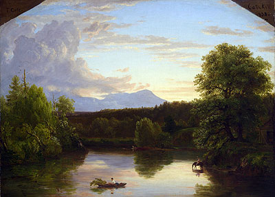 Thomas Cole | North Mountain and Catskill Creek, 1838 | Giclée Canvas Print
