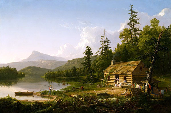 Home in the Woods, 1847 | Thomas Cole