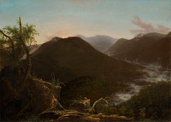 Thomas Cole | Sonnenaufgang in den Catskills, 1826 | Giclée Leinwand Kunstdruck