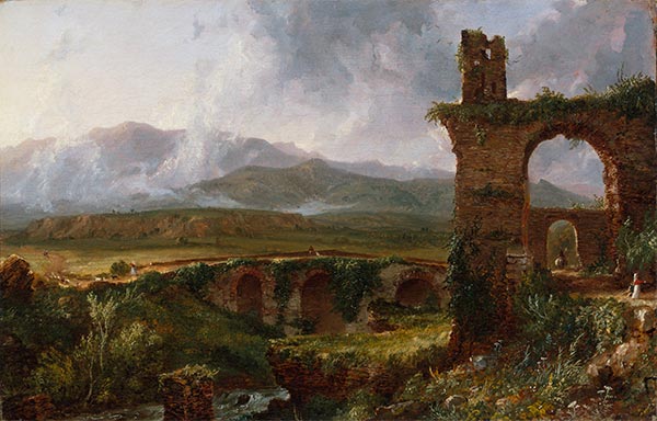 Thomas Cole | A View Near Tivoli (Morning), 1832 | Giclée Canvas Print