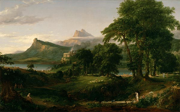 The Course of Empire: The Arcadian or Pastoral State, 1834 | Thomas Cole | Giclée Canvas Print