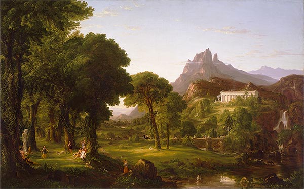 Thomas Cole | Dream of Arcadia, 1838 | Giclée Canvas Print
