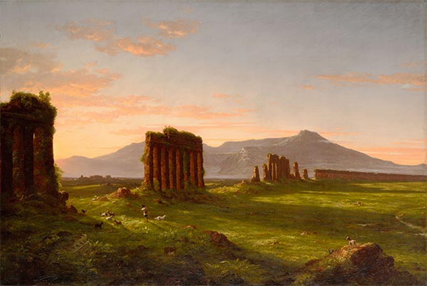 Ruinen von Aquädukten in der Campagna di Roma, 1843 | Thomas Cole