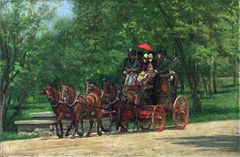 A May Morning in the Park | Thomas Eakins | Painting Reproduction