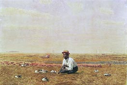 Thomas Eakins | Whistling for Plover | Giclée Canvas Print