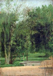 Fairmount Park, c.1879/80 von Thomas Eakins | Leinwand Kunstdruck