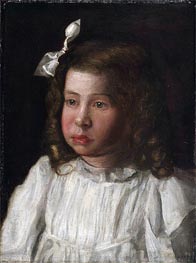 Portrait of a Little Girl | Thomas Eakins | Painting Reproduction