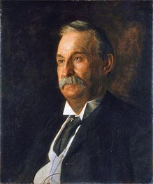 Portrait of Edward Taylor Snow | Thomas Eakins | Gemälde Reproduktion