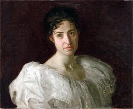 Portrait of Lucy Lewis, 1896 by Thomas Eakins | Canvas Print