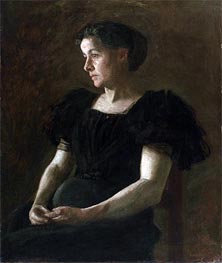 Portrait of Mrs. Frank Hamilton Cushing, 1895 von Thomas Eakins | Leinwand Kunstdruck