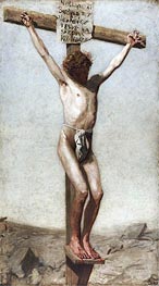 The Crucifixion, 1880 von Thomas Eakins | Leinwand Kunstdruck