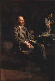 Professor Henry A. Rowland, 1897 von Thomas Eakins | Leinwand Kunstdruck