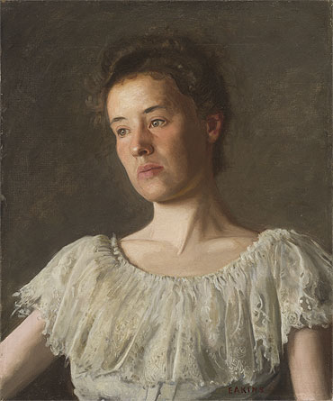 Portrait of Miss Alice Kurtz, 1903 | Thomas Eakins | Giclée Leinwand Kunstdruck
