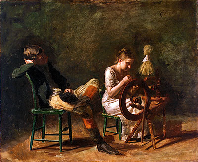 The Courtship, c.1878 | Thomas Eakins | Giclée Leinwand Kunstdruck