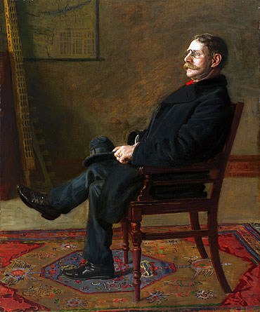 Frank Jay St. John, 1900 | Thomas Eakins | Giclée Leinwand Kunstdruck