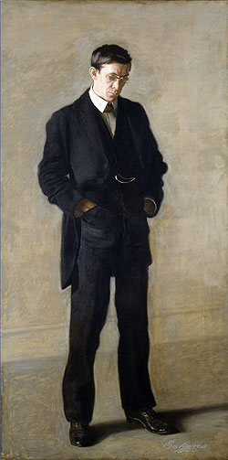 The Thinker: Portrait of Louis N. Kenton, 1900 | Thomas Eakins | Giclée Leinwand Kunstdruck