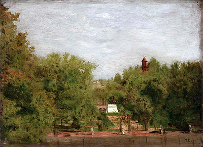 Lafayette Park, Washington, 1877 | Thomas Eakins | Giclée Leinwand Kunstdruck